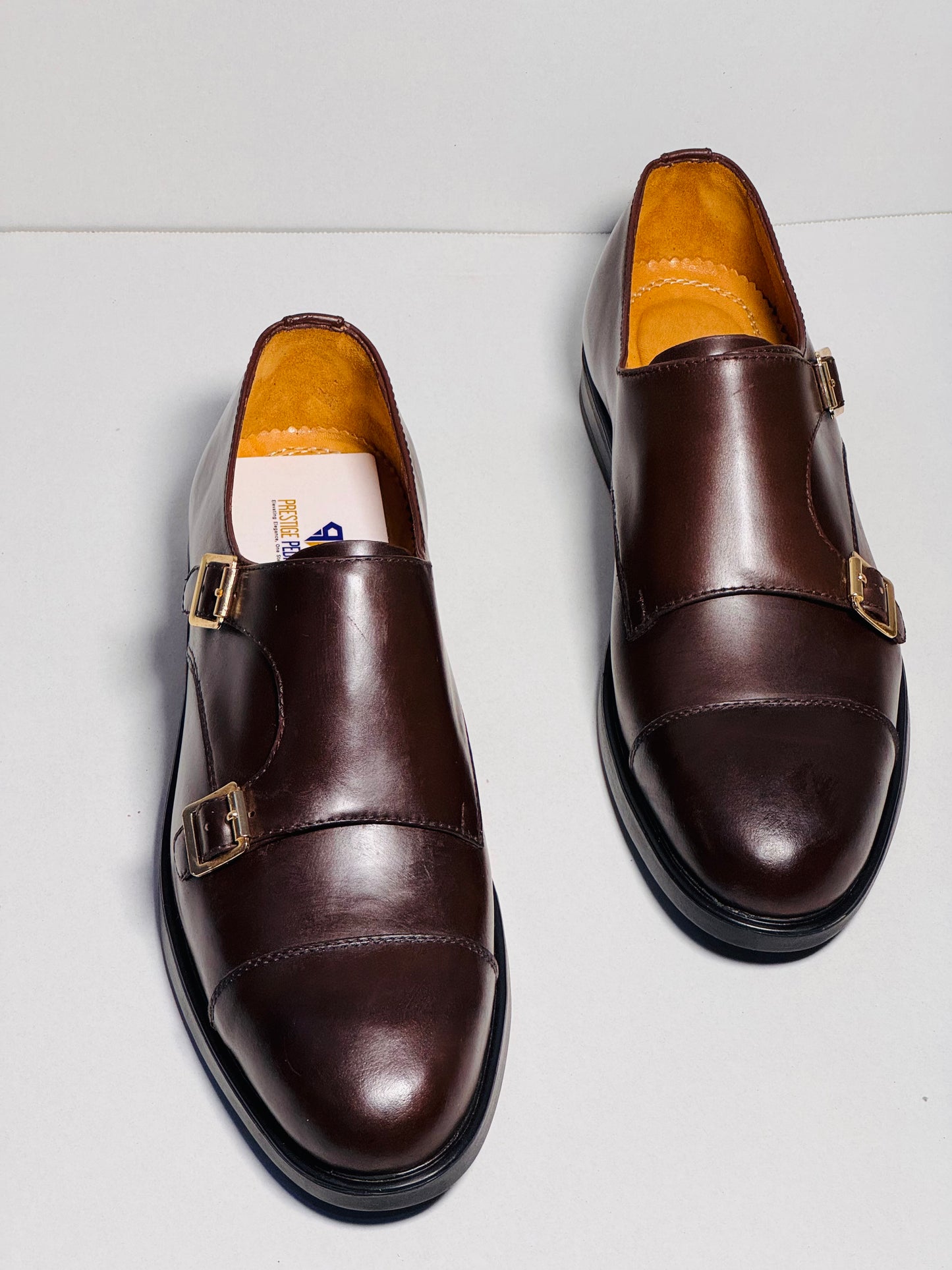 The Prestige Double Monk Strap | Brown