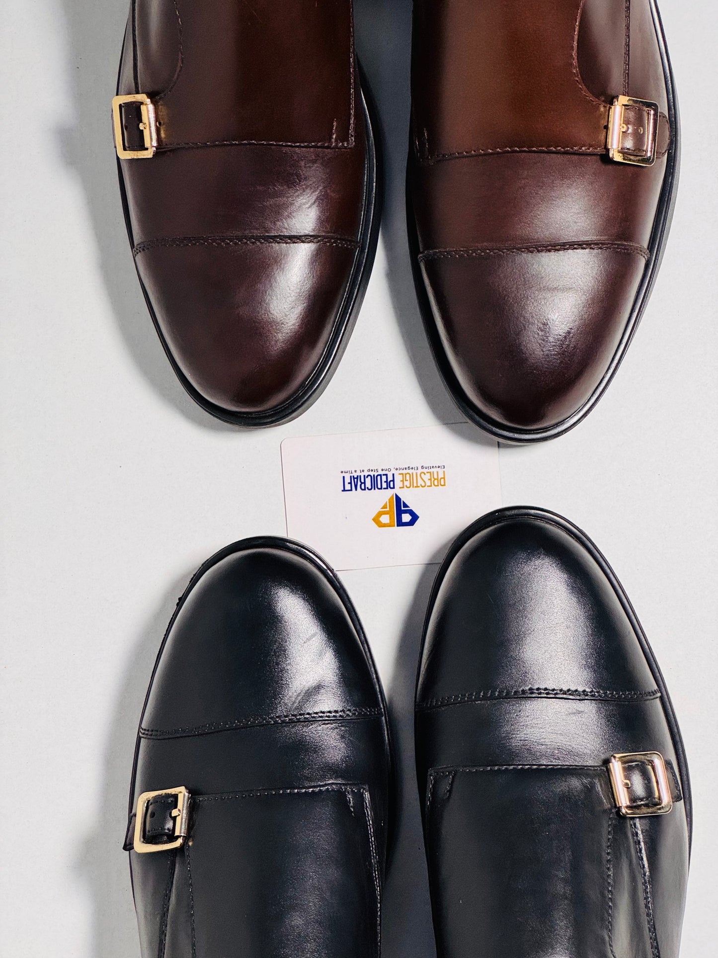 The Prestige Double Monk Strap | Black