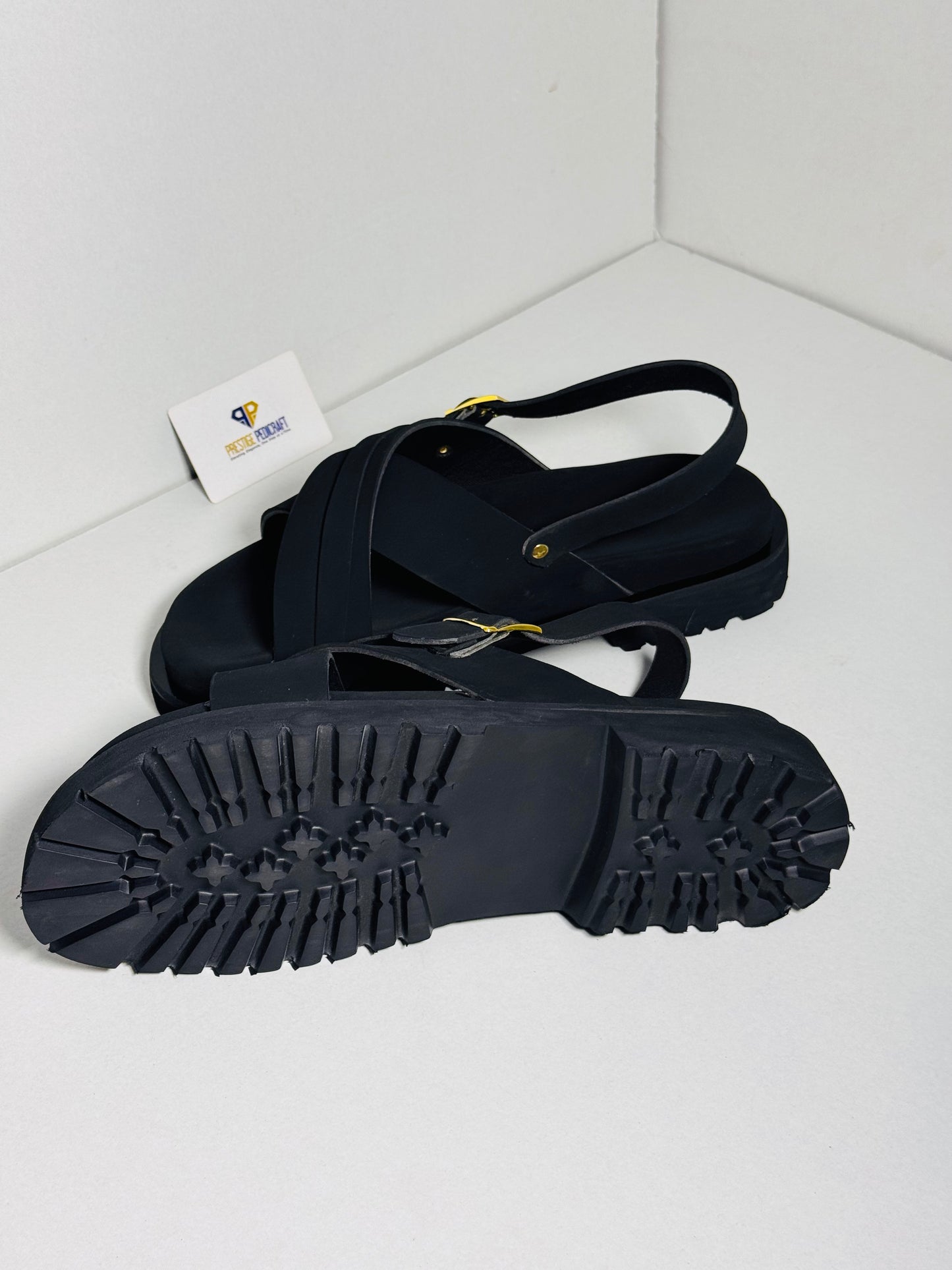 The Prestige Cross Sandals (Suede)