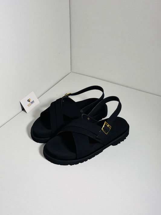 The Prestige Cross Sandals (Suede)