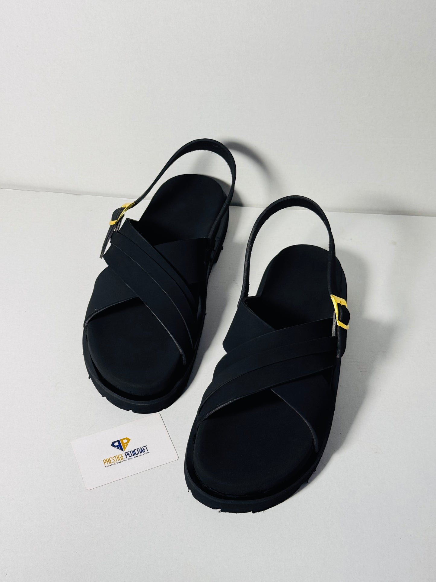 The Prestige Cross Sandals (Suede)