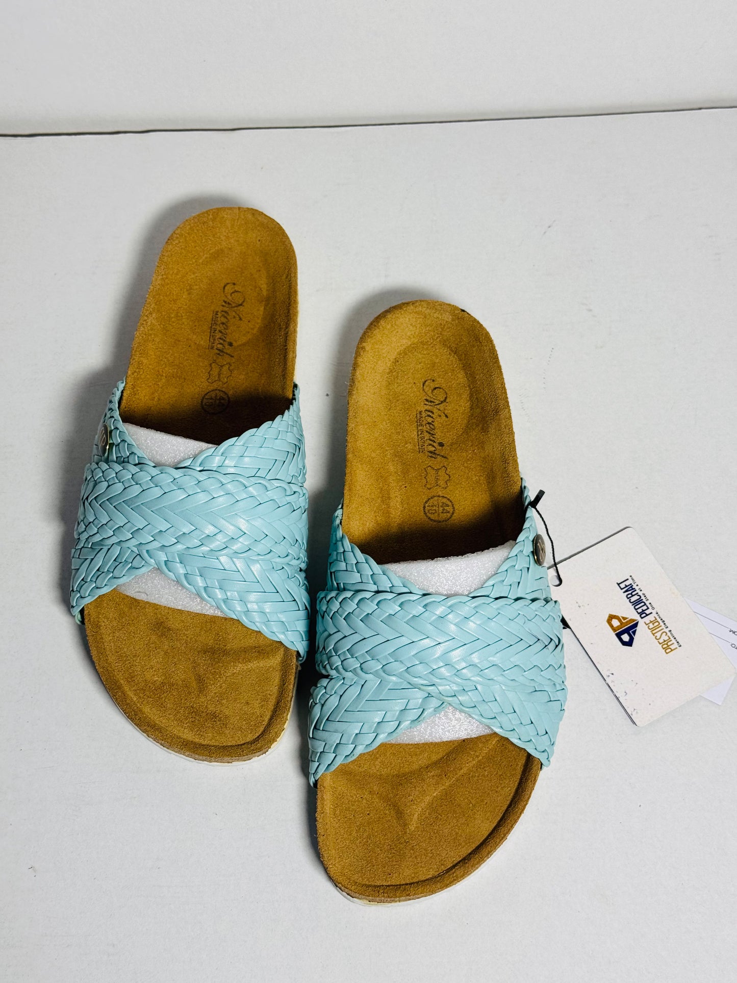 The Prestige Ziora Slides | Turquoise Glow