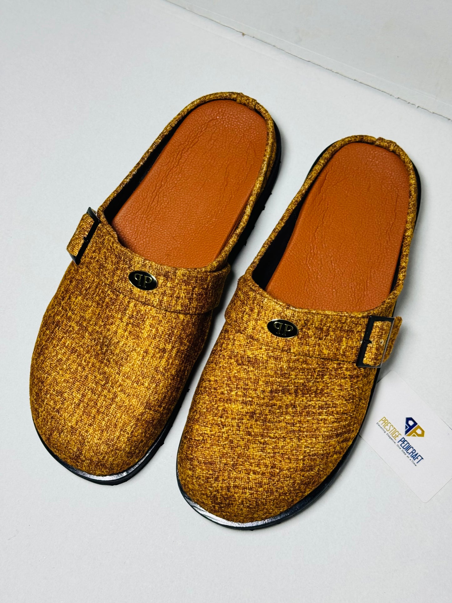 The Prestige Mules (Suede) with pin