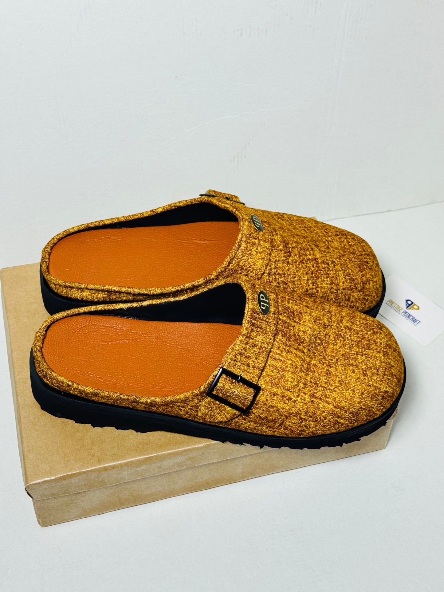 The Prestige Mules (Suede) with pin