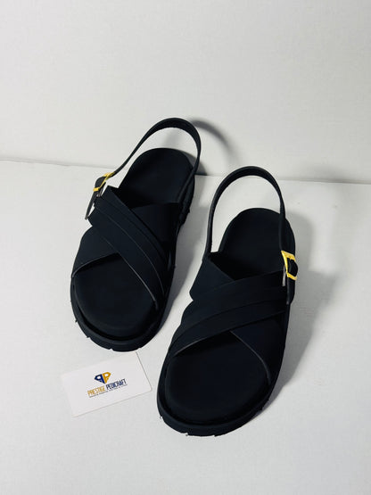 The Prestige Cross Sandals (Suede)